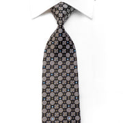 Metro City Men’s Rhinestone Necktie Cartouche On Navy With