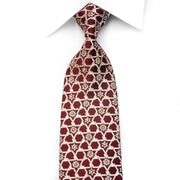 Metro City Men’s Rhinestone Tie Golden Stars & Trellis On