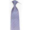 Pink Checkered On Mauve Rhinestone Silk Tie With Purple Sparkles
