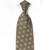 Daks Silk Rhinestone Tie Golden Trellis On Black With Gold Sparkles - San-Dee
