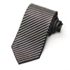 Lalanta Men’s Black Bling Rhinestone Necktie Sparkling With 