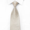 Men’s Straas Diamante Silk Necktie Striped Sparkling