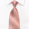 Indian Leaders Men’s Silk Necktie Pink Silver Micro 
