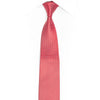 Skinny Silk Necktie - Red Micro-Pattern - 1