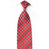 Aquascutum Men’s Crystal Silk Necktie Silver Black Checkered