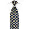 Daks Men’s Crystal Rhinestone Silk Necktie Gold Navy 
