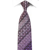 Indian Homme Men’s Crystal Rhinestone Necktie Purple 