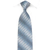 Indian Leaders Men’s Crystal Tie Silver Blue Geometric With 