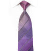 Indian Leaders Men’s Rhinestone Necktie Stripes On Purple 