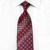 Lancetti Men’s Crystal Rhinestone Silk Tie Geometric On 