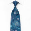 Leslie Vince Men’s Crystal Silk Necktie Geometric Floral On 