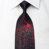 Louis Quatorze Men’s Swarovski Crystal Necktie Red Stars On 