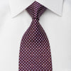 Louis Quatorze Rhinestone Necktie Silver Micro Squares On 