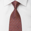 Metro City Rhinestone Silk Tie Orange Celtic Knot On Purple 