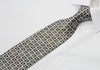 Metro City Rhinestone Tie Sparkling Silver Geometric Circles