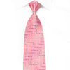 Mila Schon Men’s Crystal Rhinestone Silk Necktie Geometric 
