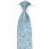 Nicole St Giles Men’s Crystal Silk Necktie Paisley On Pale 