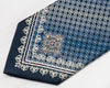 Nina Ricci Elegant Crystal Rhinestone Necktie Quatrefoil On 