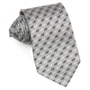 Nina Ricci Men’s Silver Scottie Dogs Woven Silk Neck Tie - 1