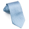 Nina Ricci Men’s Woven Silk Tie Blue Checked Diamonds 