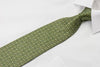 Nina Ricci Silk Necktie Quadrefoil On Green With Crystal 