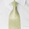 Nina Ricci Silk Rhinestone Necktie Lime Green & Mauve 