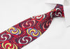 Paco Rabanne Men’s Woven Silk Rhinestone Necktie Colorful 