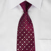 Park Land Rhinestone Necktie Geometric Trellis On Purple 