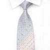 Parkland Men’s Crystal Rhinestone Necktie Mauve Blue 