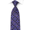 Perry Ellis Rhinestone Silk Necktie Purple Cartouche On 