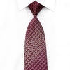 Pierre Cardin Men’s Crystal Silk Necktie Checkered & Striped