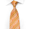 Pierre Cardin Men’s Rhinestone Silk Necktie Floral & Striped