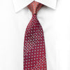 Pierre Cardin Men’s Silk Rhinestone Tie Geometric On 