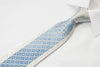 Pierre Cardin Silk Rhinestone Necktie Blue Cartouche On 