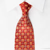 Pierre Cardin Silk Rhinestone Necktie Golden Foulard On 