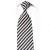 Renoma Men’s Silk Necktie Blue Silver Striped With Gold 