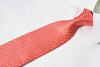 Renoma Rhinestone Silk Necktie Cats On Pink With Silver 