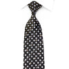 Roberta di Camerino Men’s Silk Rhinestone Necktie Silver 