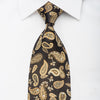 Roberta di Camerino Rhinestone Necktie Golden Paisley On 