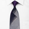 Roberta di Camerino Rhinestone Necktie Silver Checker On 