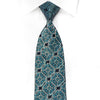Rogers Dail Men’s Crystal Silk Necktie Mandala On Blue 