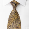 Rogers Dail Rhinestome Silk Necktie Golden Cartouche & 