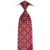Roygen Mens Crystal Rhinestone Silk Necktie Golden Geometric