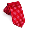 Woven Silk Neck Tie By Calypso Scotty Dogs On Red 3 1/4 Inch
